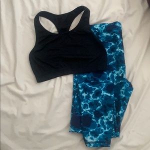 Workout legging/bra set